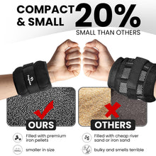 Load image into Gallery viewer, Ankle Weights, Wrist Arm Leg Weights 6 LBS x 2 - (Black)