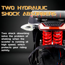 Load image into Gallery viewer, Electric Scooter with Seat, 6000W Double Motor & 52 Mph Max Speed, Up to 120KM Range, 60V/38Ah Large Capacity Battery, Oil Brack