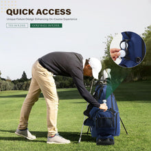 Load image into Gallery viewer, uniHimal Lightweight 7-Way Golf Stand Bag for Men & Women (Blue)