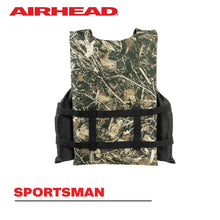 Load image into Gallery viewer, Airhead Adult Sportsman life Jacket with pockets-Universal, Camo