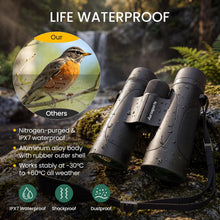 Load image into Gallery viewer, Aurosports 12x42 HD Binoculars for Adults, BAK4 Prism IPX7 Waterproof