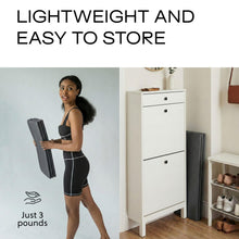Load image into Gallery viewer, Stakt The Original Foldable Yoga Mat, Premium Foldable Exercise & Workout Mat with Non-Slip Surface, Lightweight Portable for Studio or Home Use, As Seen on Shark Tank - Iron