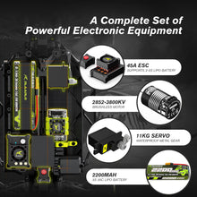 Load image into Gallery viewer, 1/10 Brushless RC Cars 50 MPH Fast Speed for Adults Rally Car with Gyro 4WD RC Truck Waterproof Monster Truck