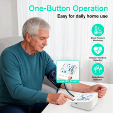 Load image into Gallery viewer, P PANACARE Upper Arm Blood Pressure Monitor – Large LCD Display BP Machine, 2-User 240 Memory, Irregular Heartbeat Detection, Wide Cuff 8.7"-20.5", Type-C Power