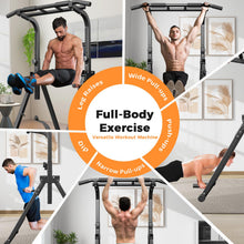 Load image into Gallery viewer, ZENOVA Pull Up Bar Dip Bar - Foldable with 400 LBS Weight Capacity