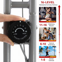 Load image into Gallery viewer, BARWING Folding Exercise Bike Stationary Bikes for Home,3 in 1Exercise Bikes X3-(Grey)