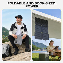 Load image into Gallery viewer, Portable Solar Generator 300W Power Station with 60W Foldable Solar Panel