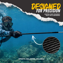 Load image into Gallery viewer, Carbon Fiber Pole Spear System Hawaiian Sling Spearfishing Kit 5 6 7 Ft Reach - Fast Lightweight Travel Spear for Reef Hunting Freediving Scuba Diving 3-Prong Paralyzer & Flopper Tips