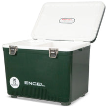 Load image into Gallery viewer, Engel UC19 19qt Leak-Proof, Air Tight, Drybox Cooler and Small Hard Shell Lunchbox for Men and Women in British Racing Green