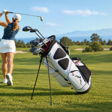 Load image into Gallery viewer, GoHimal 14-Way Lightweight Golf Stand Bag with Multiple Pockets White