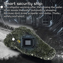 Load image into Gallery viewer, 2.4GHz Remote Control Crocodile Head Boat for Pools and Lakes High Simulation Alligator Head RC Boats Prank Toys
