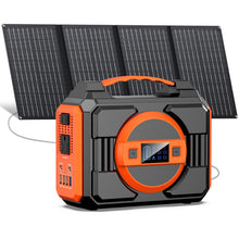 Load image into Gallery viewer, Portable Solar Generator, 300W Portable Power Station with 40W Solar Panel