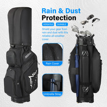 Load image into Gallery viewer, uniHimal Lightweight Golf Cart Bag with 14-Way Full-Length Divider Top