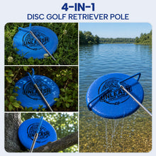 Load image into Gallery viewer, Maxgigi 4-in-1 Disc Golf Retriever Pole - 16-ft Telescopic Stainless Steel