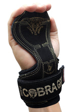 Load image into Gallery viewer, Cobra Grips Weight Lifting Gloves (PRO Black Leather)