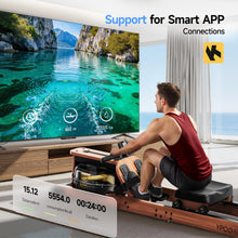 Load image into Gallery viewer, Rowing Machine for Home - Wood