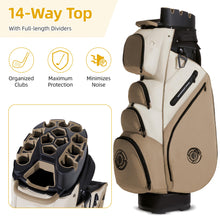 Load image into Gallery viewer, Shopsource 14 Way Golf Cart Bag with Molded Lock Top n Upgrade 900D Oxford