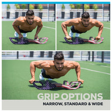 Load image into Gallery viewer, BOSU Helm Push Up Bar, Portable Pushup Exercise Equipment for Home Gym Training, Core, Abs and Upper Body Strength Workouts, Patriot Collection