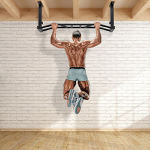 Load image into Gallery viewer, Kipika 48" Ceiling Mounted Pull Up Bar- Base Size: 8.3"x2"-Multi-Grip