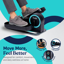 Load image into Gallery viewer, Cubii Move - Under Desk Elliptical Bike Pedal Exerciser Portable Seated Elliptical Machine W/Adjustable Workout Levels - Adult to Seniors