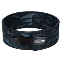Load image into Gallery viewer, IBRO Powerlifting Lever Gym Belt – 10mm Black Camo S