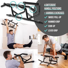 Load image into Gallery viewer, PULLUP & DIP Doorway Pull-Up Bar