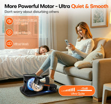 Load image into Gallery viewer, Under Desk Elliptical Machine, Upgraded 6 Adjustable Resistance &15 Speeds Electric Elliptical Leg Exerciser while Sitting for Seniors with Forward & Reverse Direction, Touch Screen and Remote Control