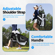 Load image into Gallery viewer, uniHimal Lightweight Golf Cart Bag with 14-Way Full-Length Divider Top