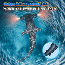 Load image into Gallery viewer, Remote Control Shark Toys High Simulation, Summer Water Toys for Kids, Ideal Gifts for Boys Ages 6+, Party Fun Games for Pool & Bath (Gray)