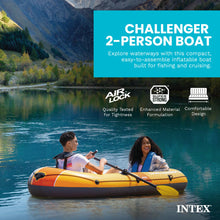 Load image into Gallery viewer, INTEX Challenger 2-Person Inflatable Boat Set with Oars and Pump