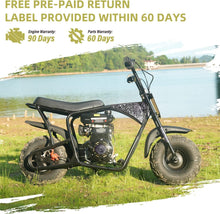 Load image into Gallery viewer, 105CC 4-Stroke Mini Dirt Bike with Front Fork for Kids