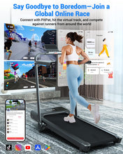 Load image into Gallery viewer, Superun Walking Pad Treadmill with Handle Bar - Classic Black
