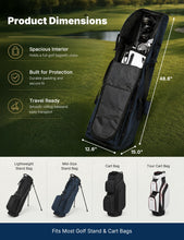 Load image into Gallery viewer, Talanes Golf Club Travel Bag with 2 Rolling Wheels for Airlines, Navy
