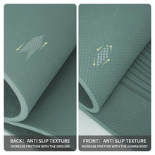 Load image into Gallery viewer, PAIDU Large Yoga Mat-72’x36’x0.4’ Extra Width & Thick,Comfortable,Non-Slip Exercise Mat-Works Great on All Floor for Stretching,Yoga Studio,Gym or Home Workouts (Deepgreen)