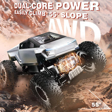 Load image into Gallery viewer, 1/14 Scale 4WD RC Monster Truck, 2.4GHz Remote Control Car with LED Lights, All-Terrain Off-Road Toy