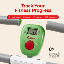 Load image into Gallery viewer, Sunny Health & FitneSunny Health & Fitness Upright Row-N-Ride® Exerciser in Green