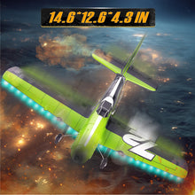 Load image into Gallery viewer, RC Helicopter, Easy Control for Beginners Toys with Colorful LED Navigation Lights(Green)