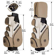Load image into Gallery viewer, Shopsource 14 Way Golf Cart Bag with Molded Lock Top n Upgrade 900D Oxford