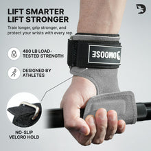 Load image into Gallery viewer, DMoose Fitness Weight Lifting Grips - (Gray)