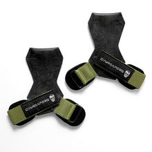 Load image into Gallery viewer, Gymreapers Weight Lifting Grips (Pair) (Green, Large)