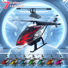 Load image into Gallery viewer, Remote Control Helicopter for Kids with 30-Minute Flight Time, LED Light Effects, Altitude Hold, One-Key Takeoff/Landing