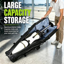 Load image into Gallery viewer, GEAVOUED Golf Travel Bag with Hard Case Top and Wheels,Premium Oxford Fabric,Golf Travel Bags for Airlines,Protect Your Club for Safe Transport(Grey)