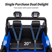 Load image into Gallery viewer, 2 Seater Ride on Toy Car for Kids, 24V 4WD Ride-on Truck Kids Electric Car with Remote Control, 4x200W Motors - Blue