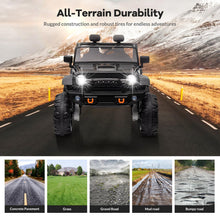 Load image into Gallery viewer, 24V 2 Seater Kids Ride On Car, 4 Wheeler Truck Ride On Toys for Big Kids with 5.5MPH Max Speed, Black