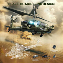 Load image into Gallery viewer, Remote Control Helicopter 2.4GHz Military Army Toys for Boys Girls Kids with Altitude Hold