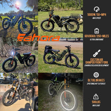 Load image into Gallery viewer, Electric Bike - Fat Tire Fast Electric Mountain Bike Full Suspension E-Bike
