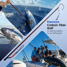 Load image into Gallery viewer, FISHAPPY Fishing Gaff Saltwater Fish Gaff with S316 Stainless Steel Fishing Hook Carbon Fiber Fishing Gaff 4'8''/ 7' (7' Gaff - 3'' Hook)