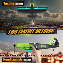 Load image into Gallery viewer, RC Helicopter, Easy Control for Beginners Toys with Colorful LED Navigation Lights(Green)