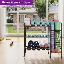 Load image into Gallery viewer, HavenlyYouth Dumbbell Rack, Gym Storage Rack, Weight Rack for Home Gym, Dumbbells