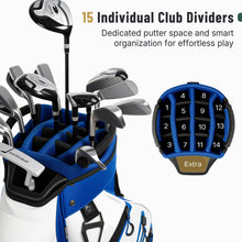 Load image into Gallery viewer, uniHimal Golf Cart Bag, 15 Way Organizer Divider Top with Handles